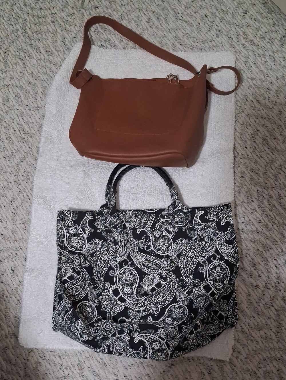 Classic Brown Leather Crossbody Bag - Women